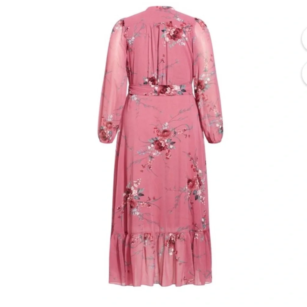 City Chic Blush Floral Maxi Dress - Picture 5 of 12